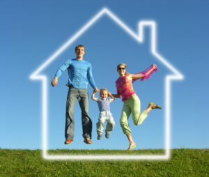 young family celebrating their estate planning efforts